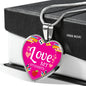Love My Students Teacher Appreciation Gift Necklace Stainless Steel or 18k Gold Heart Pendant 18-22"-Express Your Love Gifts