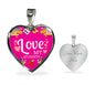 Love My Students Teacher Appreciation Gift Necklace Stainless Steel or 18k Gold Heart Pendant 18-22"-Express Your Love Gifts