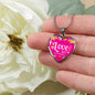 Love My Students Teacher Appreciation Gift Necklace Stainless Steel or 18k Gold Heart Pendant 18-22"-Express Your Love Gifts