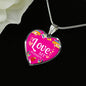 Love My Students Teacher Appreciation Gift Necklace Stainless Steel or 18k Gold Heart Pendant 18-22"-Express Your Love Gifts