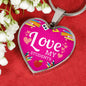 Love My Students Teacher Appreciation Gift Necklace Stainless Steel or 18k Gold Heart Pendant 18-22"-Express Your Love Gifts