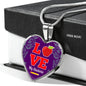 Love My Students Teacher Necklace Stainless Steel or 18k Gold Heart Pendant 18-22"-Express Your Love Gifts
