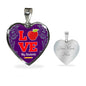 Love My Students Teacher Necklace Stainless Steel or 18k Gold Heart Pendant 18-22"-Express Your Love Gifts