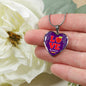 Love My Students Teacher Necklace Stainless Steel or 18k Gold Heart Pendant 18-22"-Express Your Love Gifts