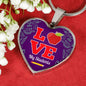 Love My Students Teacher Necklace Stainless Steel or 18k Gold Heart Pendant 18-22"-Express Your Love Gifts