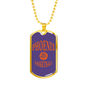 Love Phoenix Basketball Dog Tag Stainless Steel or 18k Gold 24" Chain-Express Your Love Gifts
