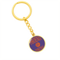 Love Phoenix Basketball Purple Circle Keychain Stainless Steel or 18k Gold Pendant-Express Your Love Gifts