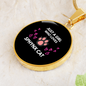 Love Sphynx Cat Circle Necklace Stainless Steel or 18k Gold 18-22"-Express Your Love Gifts