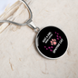 Love Sphynx Cat Circle Necklace Stainless Steel or 18k Gold 18-22"-Express Your Love Gifts