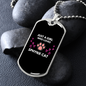 Love Sphynx Cat Necklace Stainless Steel or 18k Gold Dog Tag 24" Chain-Express Your Love Gifts