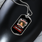 Love Yourself Necklace Stainless Steel or 18k Gold Dog Tag 24" Chain-Express Your Love Gifts