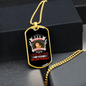 Love Yourself Necklace Stainless Steel or 18k Gold Dog Tag 24" Chain-Express Your Love Gifts
