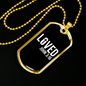Loved John Cross Christian Necklace Stainless Steel or 18k Gold Dog Tag 24" Chain-Express Your Love Gifts
