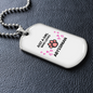 Loves Abyssinian Cat Necklace Stainless Steel or 18k Gold Dog Tag 24" Chain-Express Your Love Gifts