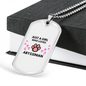 Loves Abyssinian Cat Necklace Stainless Steel or 18k Gold Dog Tag 24" Chain-Express Your Love Gifts
