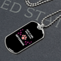 Loves Abyssinian Cat White Necklace Stainless Steel or 18k Gold Dog Tag 24" Chain-Express Your Love Gifts