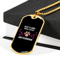 Loves Abyssinian Cat White Necklace Stainless Steel or 18k Gold Dog Tag 24" Chain-Express Your Love Gifts