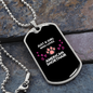 Loves American Shorthair Cat Black Necklace Stainless Steel or 18k Gold Dog Tag 24" Chain-Express Your Love Gifts