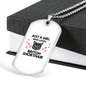 Loves British Shorthair Cat Necklace Stainless Steel or 18k Gold Dog Tag 24" Chain-Express Your Love Gifts