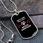 Loves British Shorthair Cats Necklace Stainless Steel or 18k Gold Dog Tag 24" Chain-Express Your Love Gifts