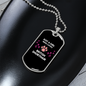 Loves British Shorthair Cats Necklace Stainless Steel or 18k Gold Dog Tag 24" Chain-Express Your Love Gifts