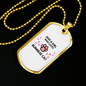 Loves Burmese Cat Necklace Stainless Steel or 18k Gold Dog Tag 24" Chain-Express Your Love Gifts