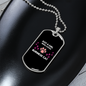 Loves Burmese Cat White Necklace Stainless Steel or 18k Gold Dog Tag 24" Chain-Express Your Love Gifts