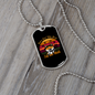 Loves Cat And Math Necklace Stainless Steel or 18k Gold Dog Tag 24" Chain-Express Your Love Gifts