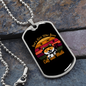 Loves Cat And Math Necklace Stainless Steel or 18k Gold Dog Tag 24" Chain-Express Your Love Gifts