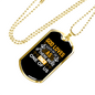 Loves Each Of Us Necklace Stainless Steel or 18k Gold Dog Tag 24" Chain-Express Your Love Gifts