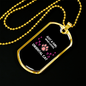 Loves Oriental Cat Necklace Stainless Steel or 18k Gold Dog Tag 24" Chain-Express Your Love Gifts