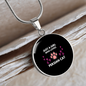 Loves Persian Cat Circle Necklace Stainless Steel or 18k Gold 18-22"-Express Your Love Gifts