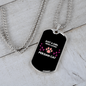 Loves Persian Cat Necklace Stainless Steel or 18k Gold Dog Tag 24" Chain-Express Your Love Gifts