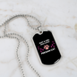 Loves Persian Cat Necklace Stainless Steel or 18k Gold Dog Tag 24" Chain-Express Your Love Gifts