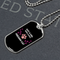 Loves Persian Cat Necklace Stainless Steel or 18k Gold Dog Tag 24" Chain-Express Your Love Gifts