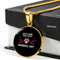 Loves Ragdoll Cat Circle Necklace Stainless Steel or 18k Gold 18-22"-Express Your Love Gifts