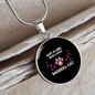 Loves Ragdoll Cat Circle Necklace Stainless Steel or 18k Gold 18-22"-Express Your Love Gifts