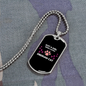 Loves Siberian Cat Necklace Stainless Steel or 18k Gold Dog Tag 24" Chain-Express Your Love Gifts