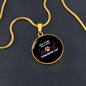 Loves Tonkinese Cat Circle Necklace Stainless Steel or 18k Gold 18-22"-Express Your Love Gifts