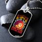 Loving Dogs Necklace Stainless Steel or 18k Gold Dog Tag 24" Chain-Express Your Love Gifts