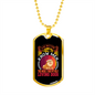 Loving Dogs Necklace Stainless Steel or 18k Gold Dog Tag 24" Chain-Express Your Love Gifts