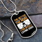 Loving Dogs Yellow Necklace Stainless Steel or 18k Gold Dog Tag 24" Chain-Express Your Love Gifts