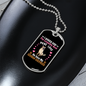 Loyalty and Love Necklace Stainless Steel or 18k Gold Dog Tag 24" Chain-Express Your Love Gifts