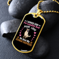 Loyalty and Love Necklace Stainless Steel or 18k Gold Dog Tag 24" Chain-Express Your Love Gifts