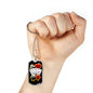 Lucky Poker Dog Tag Stainless Steel or 18k Gold 24" Chain-Express Your Love Gifts