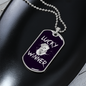 Lucky Winner Gambler Necklace Stainless Steel or 18k Gold Dog Tag 24" Chain-Express Your Love Gifts