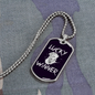Lucky Winner Gambler Necklace Stainless Steel or 18k Gold Dog Tag 24" Chain-Express Your Love Gifts