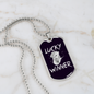 Lucky Winner Gambler Necklace Stainless Steel or 18k Gold Dog Tag 24" Chain-Express Your Love Gifts