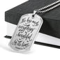 Made Everything Beautiful Christian Necklace Stainless Steel or 18k Gold Dog Tag 24" Chain-Express Your Love Gifts