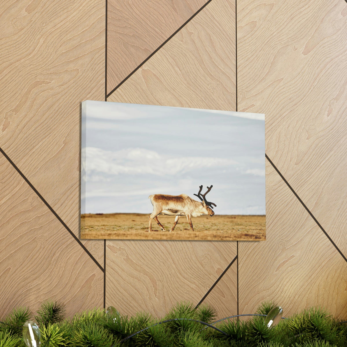Scripture Walls Majestic Caribou Art Majestic Caribou Print Animal Wall Art Wildlife Canvas Prints Wall Art Ready to Hang Unframed-Express Your Love Gifts